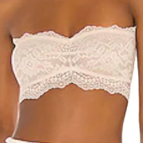 Free People Lacey Looks Bandeau OB1210880 Revolve FREE-WI466 Nude Sz XS - Picture 7 of 7